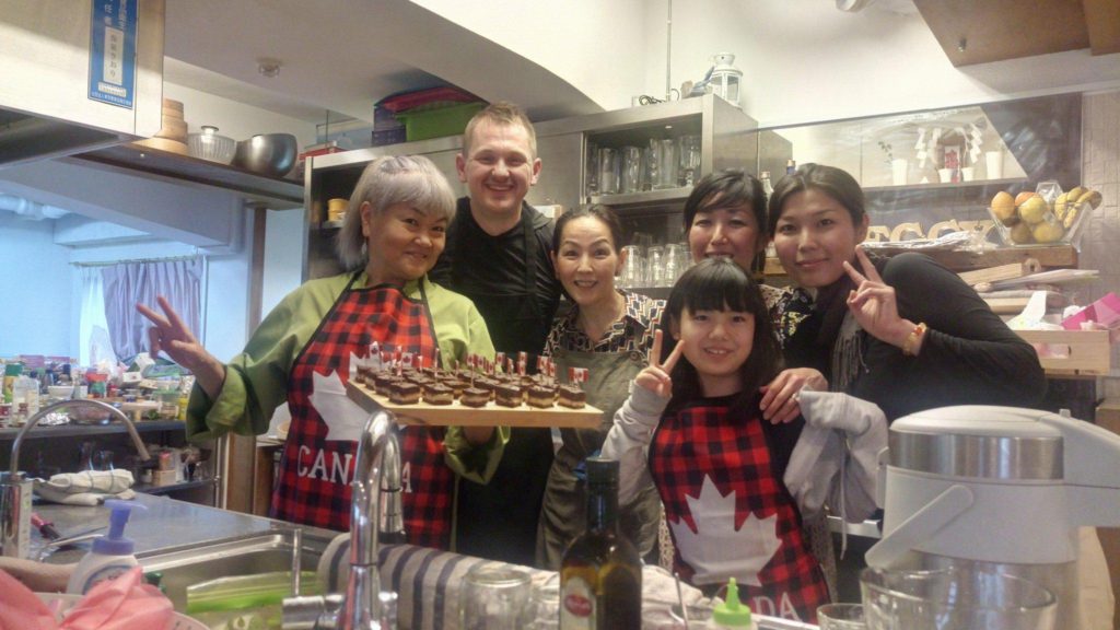 Cooking in Tokyo with friends!
